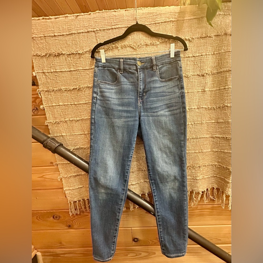 American Eagle Outfitters Women's Blue Next Level Stretch